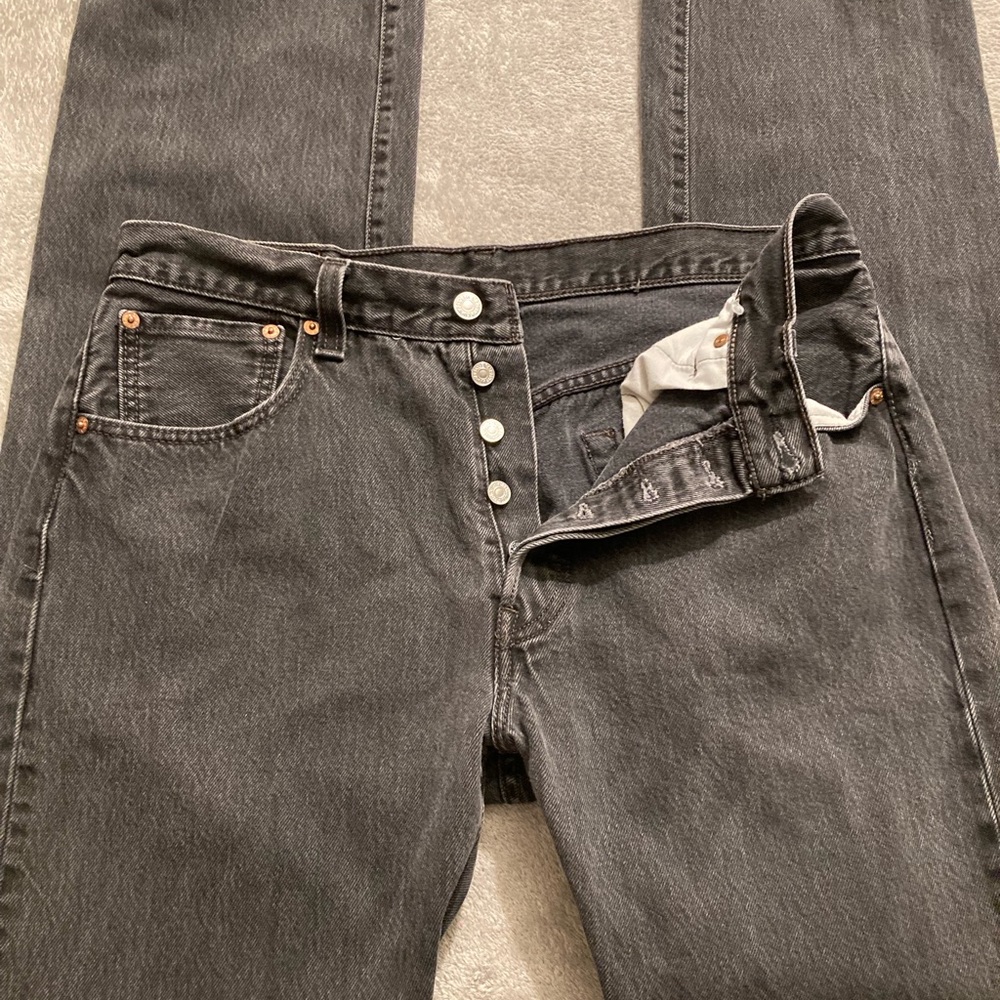 Levi’s 501 XX Straight Jeans Mens 32x33 Tag 34X36 Light Dark Button Fly